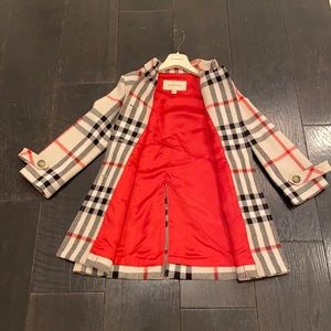 Girls Burberry Vintage Coat